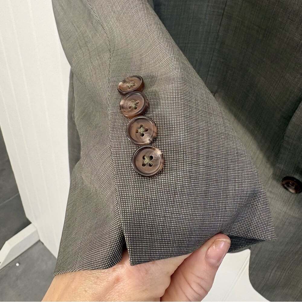 Lauren Ralph Lauren Blazer Wool Sport Coat Classic Neutral 48R - Picture 6 of 12